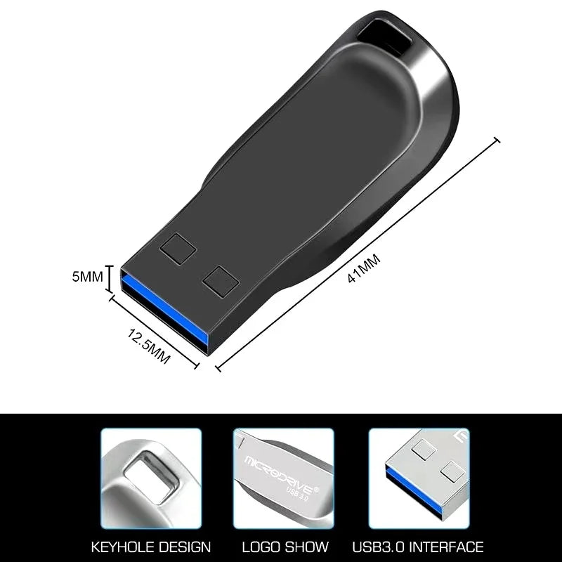 USB Flash Drive 128GB 64GB 32GB 16GB 3.0 High-Speed Pendrive 128GB 64GB USB Memory Stick 32GB 16GB USB Flash Drive